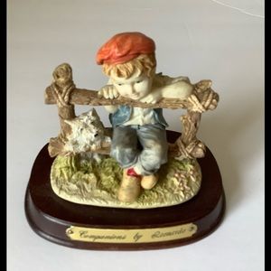 LITTLE BOY & DOG COMPANION BY LEONARDO